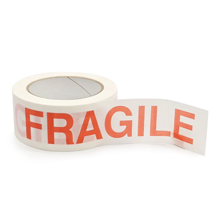 Self Adhesive Paper Fragile Tape (50mm) by eco-craft - made in the UK