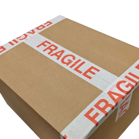 Self Adhesive Paper Fragile Tape (50mm) by eco-craft - made in the UK