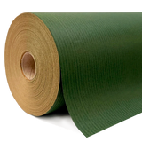 500mm x 120m Dark Green Paper Roll by eco-craft - made in the UK