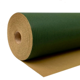 500mm x 120m Dark Green Paper Roll by eco-craft - made in the UK