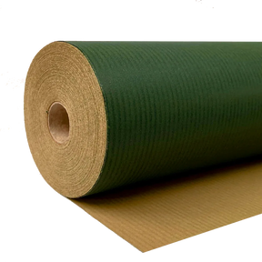 500mm x 120m Dark Green Paper Roll by eco-craft - made in the UK