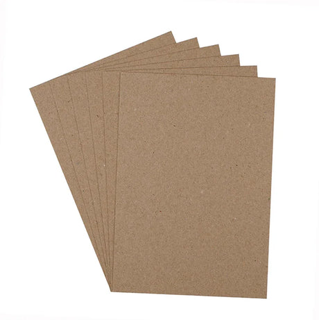 SRA2 Recycled 130g Hairy Manilla 250Pk by eco-craft - made in the UK