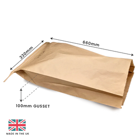 Heavy Duty Postal Sack - Large (600x320x90mm) by eco-craft - made in the UK