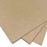 A4 Thin Card - Hairy Manilla (Kraft Brown) - 170g by eco-craft - made in the UK