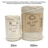 Jute Twine - Almond by eco-craft - made in the UK