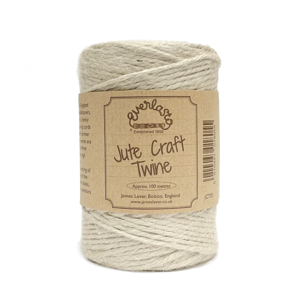 Jute Twine - Almond by eco-craft - made in the UK