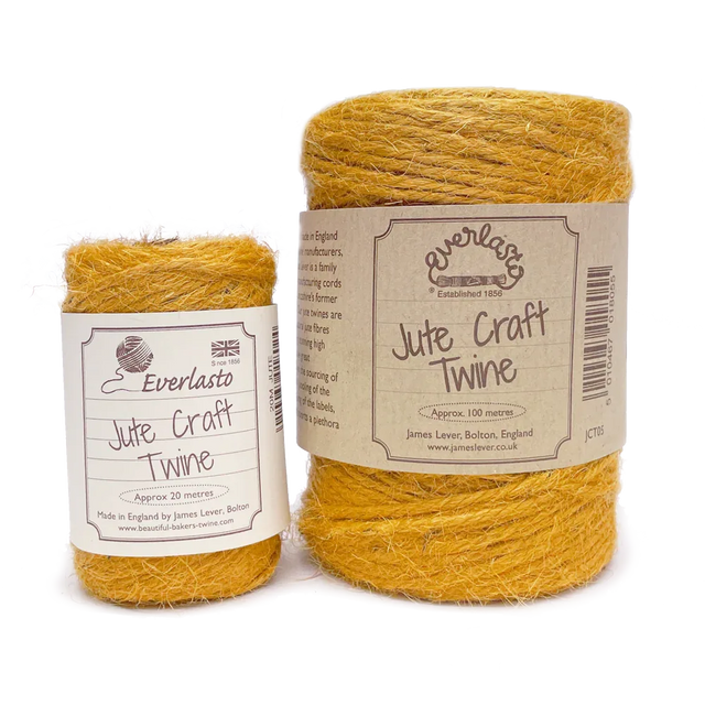 Jute Twine - Olde Gold by eco-craft - made in the UK