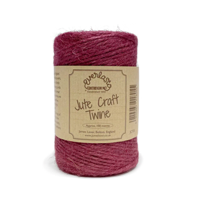 Jute Twine - Raspberry by eco-craft - made in the UK