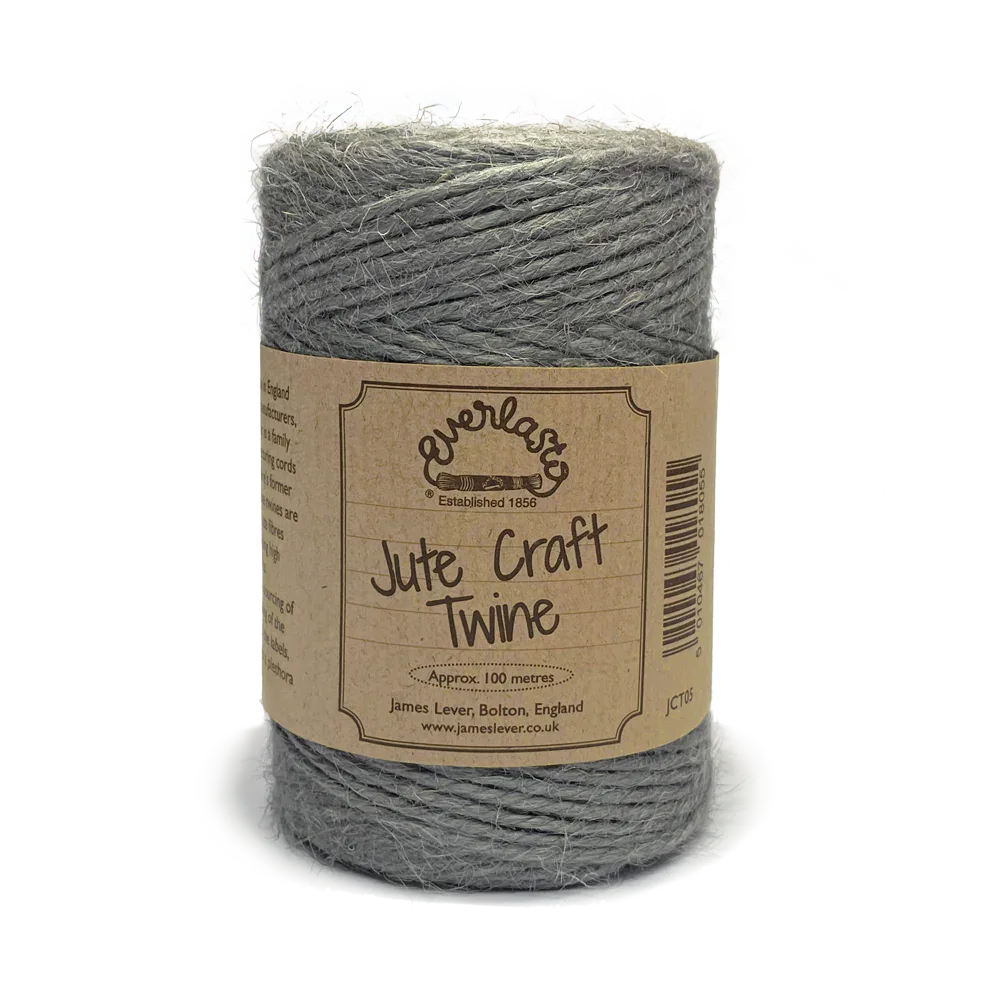 Jute Twine - Silver Fleece by eco-craft - made in the UK