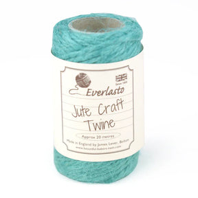 Jute Twine - Aqua by eco-craft - made in the UK