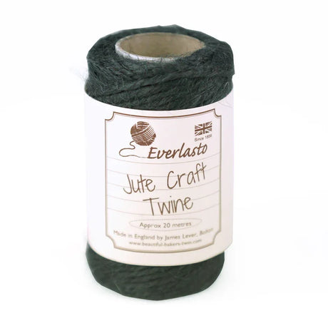 Jute Twine - Liquorice by eco-craft - made in the UK