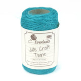 Jute Twine - Cyan Blue by eco-craft - made in the UK