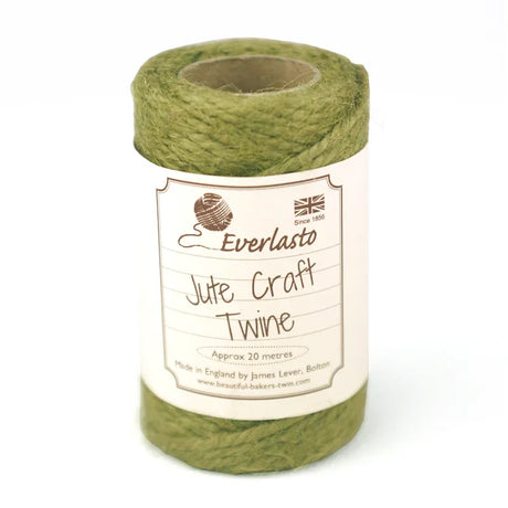 Jute Twine - Olive Green by eco-craft - made in the UK