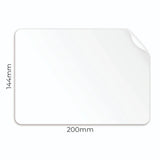 L2 Plain Recycled Labels (144x200mm)-White by eco-craft - made in the UK