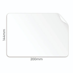 L2 Plain Recycled Labels (144x200mm)-White by eco-craft - made in the UK