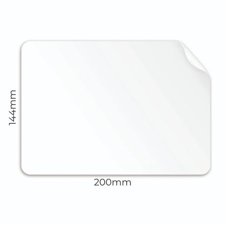 L2 Plain Recycled Labels (144x200mm)-White by eco-craft - made in the UK