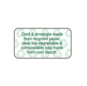 L43 Printed Labels (65 per sheet) by eco-craft - made in the UK