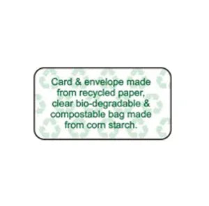 L43 Printed Labels (65 per sheet) by eco-craft - made in the UK