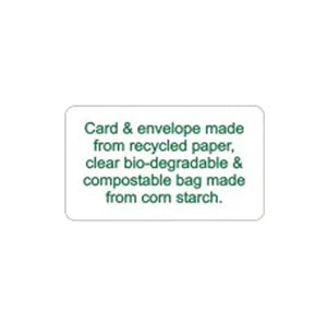L48 Printed Labels (65 per sheet) by eco-craft - made in the UK