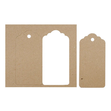 Gift Tags (Large) Natural 20Pk by eco-craft - made in the UK