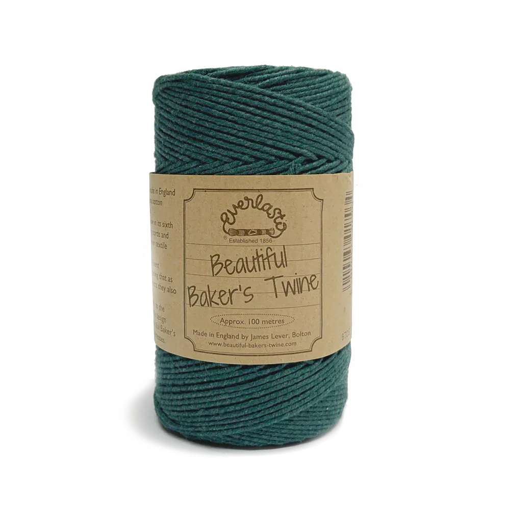 Cotton Twine - Moss Green by eco-craft - made in the UK