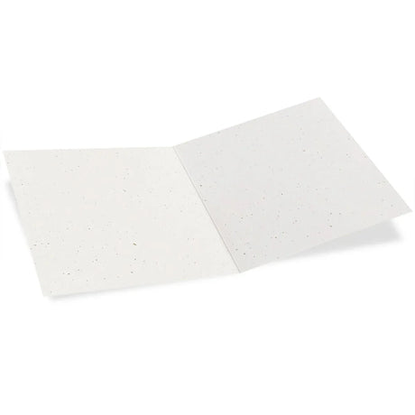 120x120mm Square Card Blanks - Oat Fleck by eco-craft - made in the UK