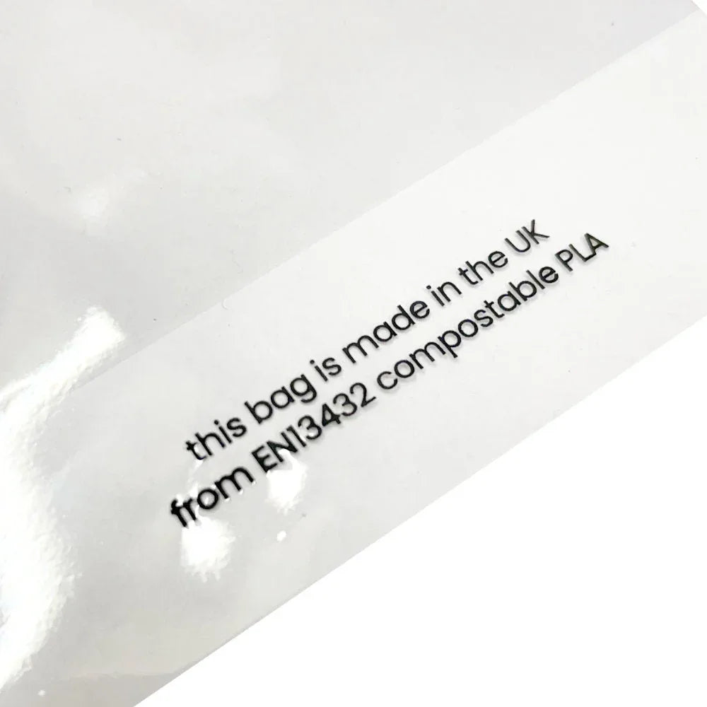 167x230mm (C5) Plain Lip Compostable Bag by eco-craft - made in the UK