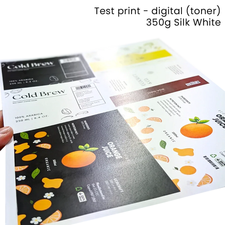 SRA3 Card - Silk White - 350g by eco-craft - made in the UK