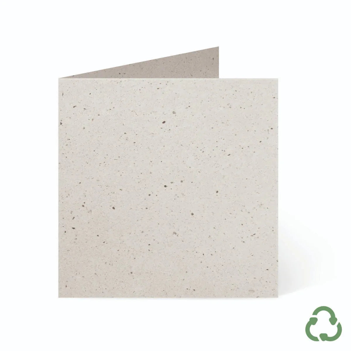 120x120mm Square Card Blanks - Cocoa by eco-craft - made in the UK