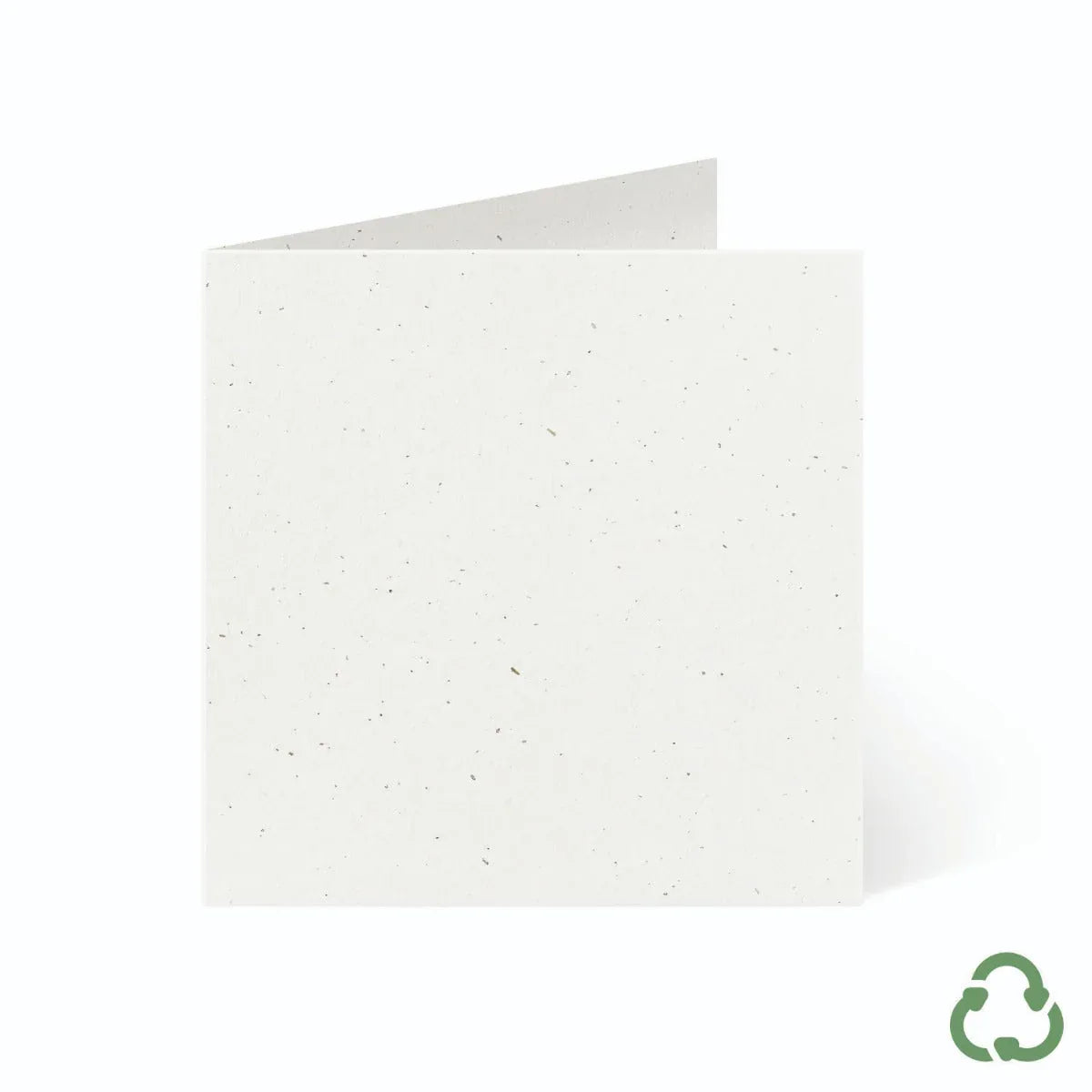 120x120mm Square Card Blanks - Oat Fleck by eco-craft - made in the UK