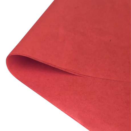 100% Recycled Red Tissue Paper (375 x 500mm) 480 Sheets by eco-craft - made in the UK