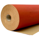 500mm x 120m Red Paper Roll by eco-craft - made in the UK