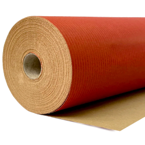 500mm x 120m Red Paper Roll by eco-craft - made in the UK