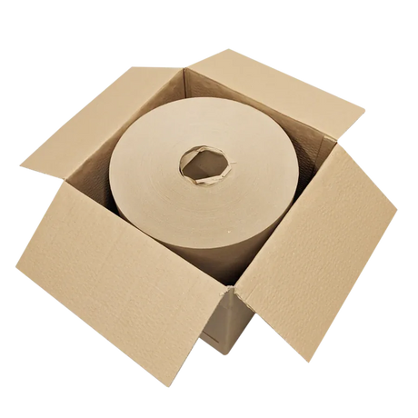 100% Recycled Paper Void Fill - Kraft Brown - 300mm x 600m by eco-craft - made in the UK