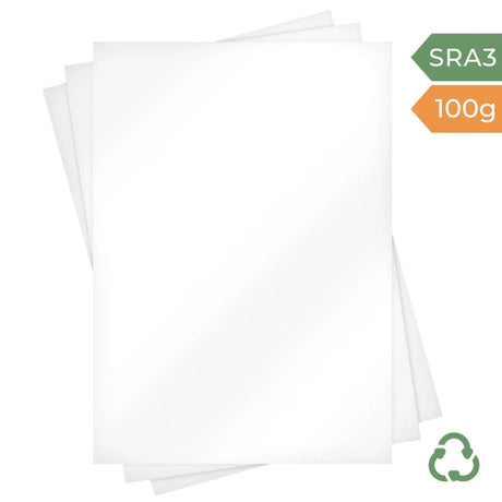 SRA3 Paper - Silk White - 100g by eco-craft - made in the UK