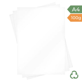 A4 Paper - Silk White - 100g by eco-craft - made in the UK