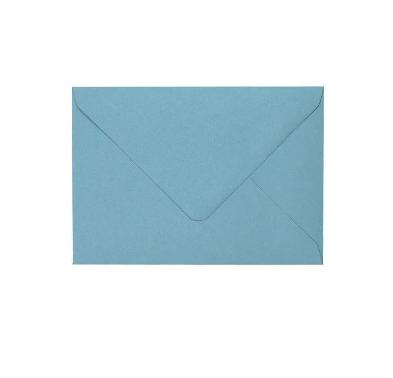 C6 Recycled Envelope Sky Blue by eco-craft - made in the UK