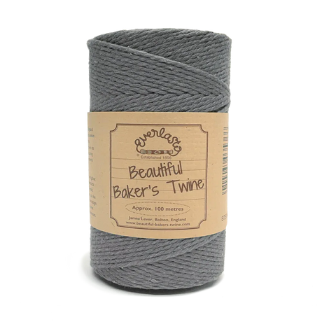 Cotton Twine - Lakeland Slate by eco-craft - made in the UK