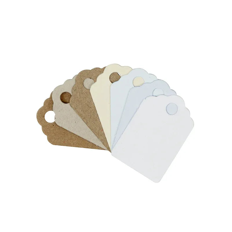 Gift Tags (Small) Natural 60Pk by eco-craft - made in the UK