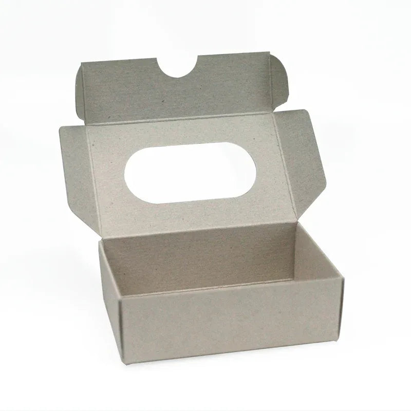 89x59x29mm Soap / Business Card Box With Viewing Window 10Pk-EcoNatural by eco-craft - made in the UK