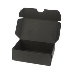 Small No-Glue Soap Box - 74x51x25mm - Black by eco-craft - made in the UK