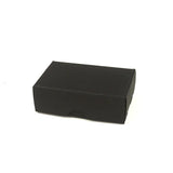 Small No-Glue Soap Box - 74x51x25mm - Black by eco-craft - made in the UK