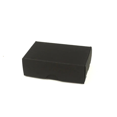 Small No-Glue Soap Box - 74x51x25mm - Black by eco-craft - made in the UK