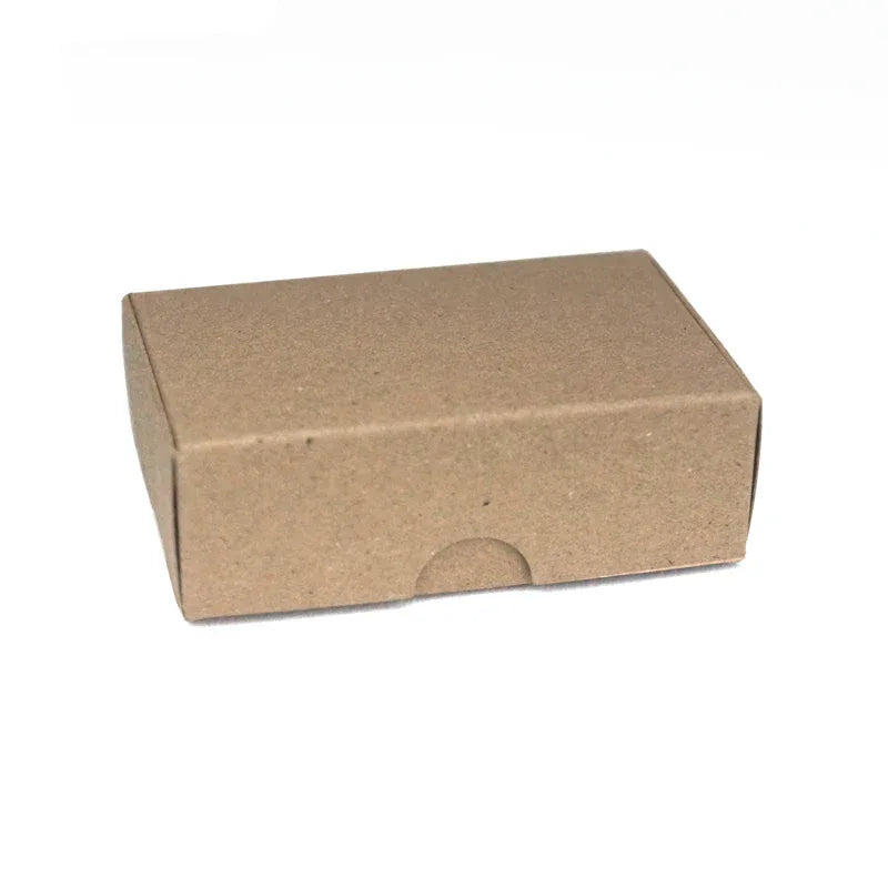 Soap / Business Card Box (No-Glue) - 89x59x29mm - Hairy Manilla by eco-craft - made in the UK