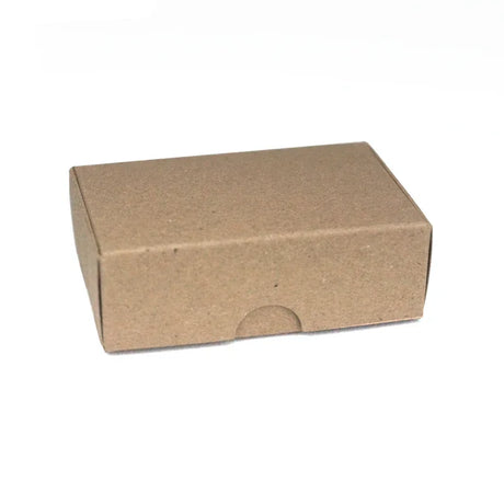 Soap / Business Card Box (No-Glue) - 89x59x29mm - Hairy Manilla by eco-craft - made in the UK