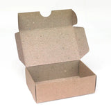 Soap / Business Card Box (No-Glue) - 89x59x29mm - Hairy Manilla by eco-craft - made in the UK