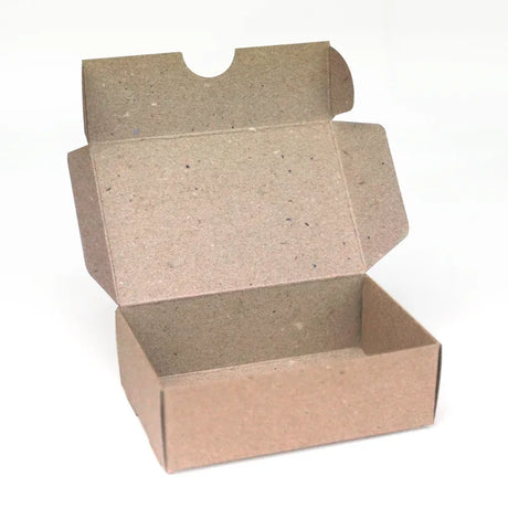 Soap / Business Card Box (No-Glue) - 89x59x29mm - Hairy Manilla by eco-craft - made in the UK