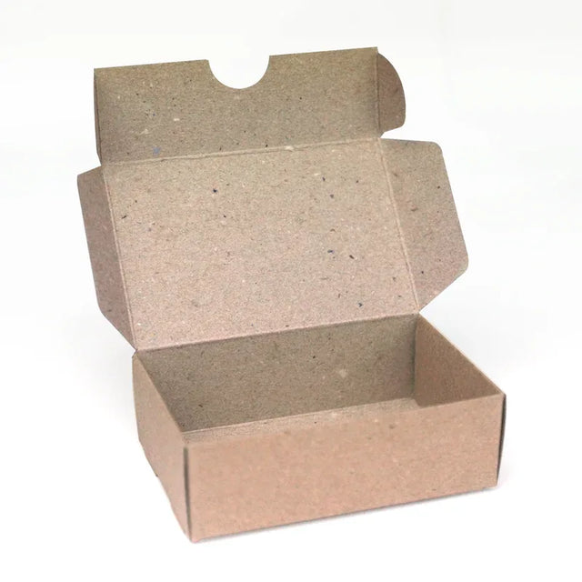 Soap / Business Card Box (No-Glue) - 89x59x29mm - Hairy Manilla by eco-craft - made in the UK