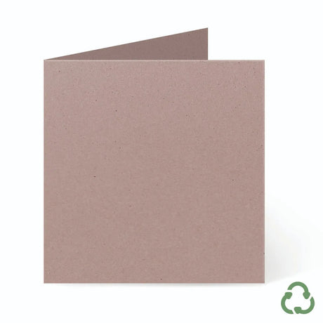 140x140mm Square Card Blanks - Almond by eco-craft - made in the UK
