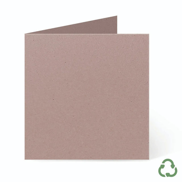 140x140mm Square Card Blanks - Almond by eco-craft - made in the UK
